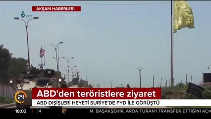 ABD'den teröristlere ziyaret