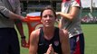 Abby Wambach takes the ALS Ice Bucket Challenge
