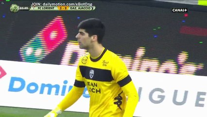 Gaetan Courtet Goal HD - Lorient 4 - 0 GFC Ajaccio - 13.01.2018 (Full Replay)