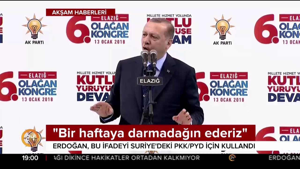 "Bir haftaya darmadağın ederiz"