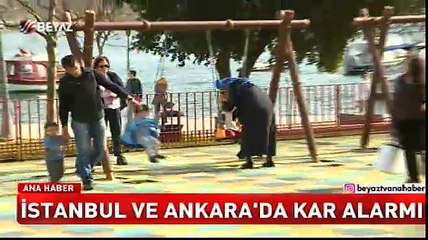 Ankara ve İstanbul için kar alarmı