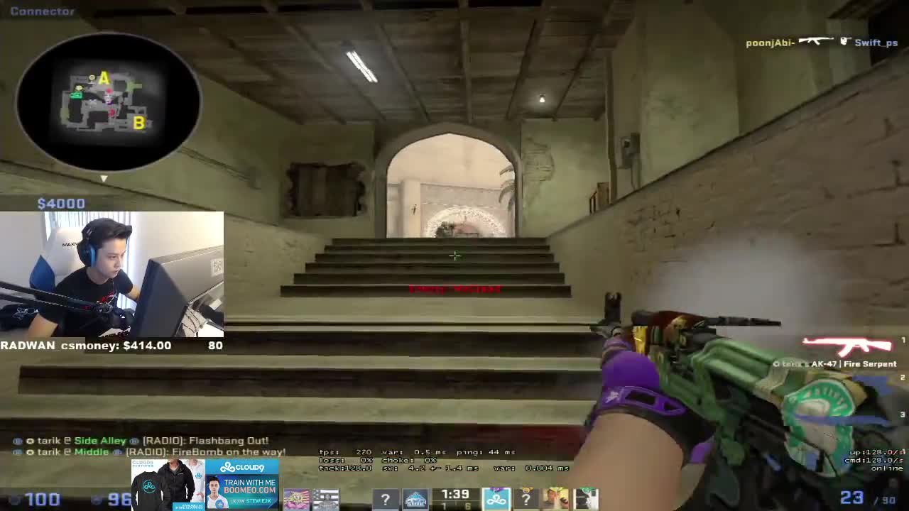 Jake "Stewie2k" Yip goes enrage with his AK-47!