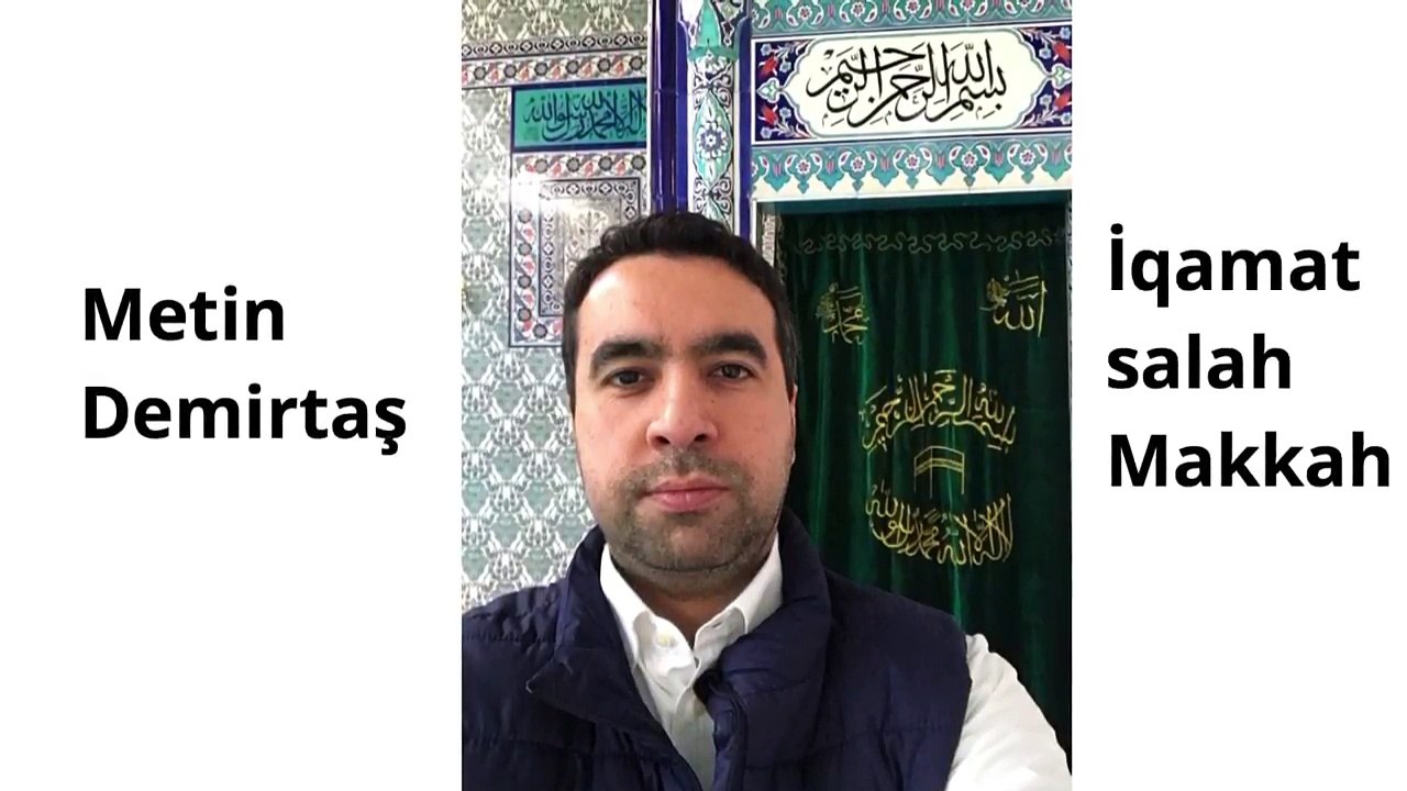 Kabe usulü kamet. Kabe müezzini Sheikh Ali Mullah makamı. İshøj Mevlana Camii, Danimarka. Hafiz müezzin Metin Demirtas. Mekke-i Mükerreme namaz. Kabe müezzini Sheikh Ali Mullah taklit kamet. İqamat salah Makkah. İmitation Sheikh Ali Mullah. Kabede kamet.