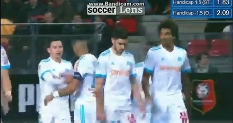 Valere Germain Goal HD - Rennes 0-1 Marseille 13.01.2018