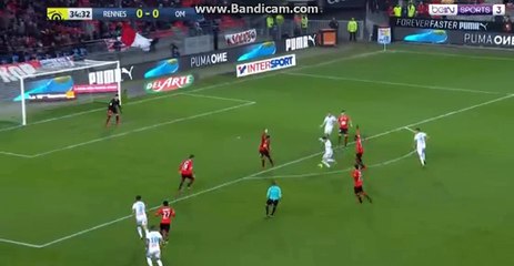 V.Germain Goal HD - Rennes 0 - 1 Marseille 13.01.2018 HD