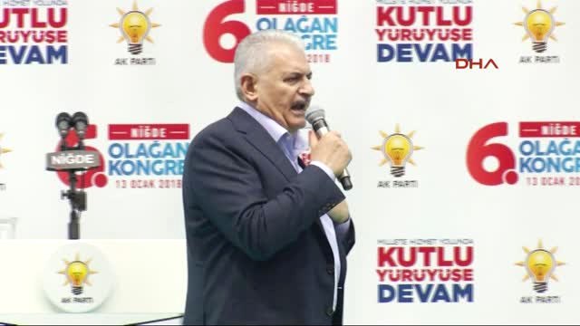 Niğde - Başbakan Binali Yıldırım Niğde İl Kongresinde Konuştu-5