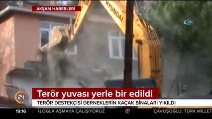 Terör yuvası yerle bir edildi