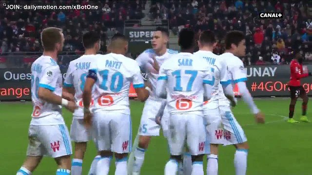 Morgan Sanson Goal HD - Rennes 0 - 2 Marseille - 13.01.2018 (Full Replay)