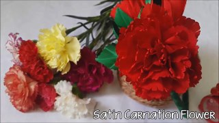 ❁ D.I.Y. Satin Carnation Flower Headband | MyInDulzens ❁