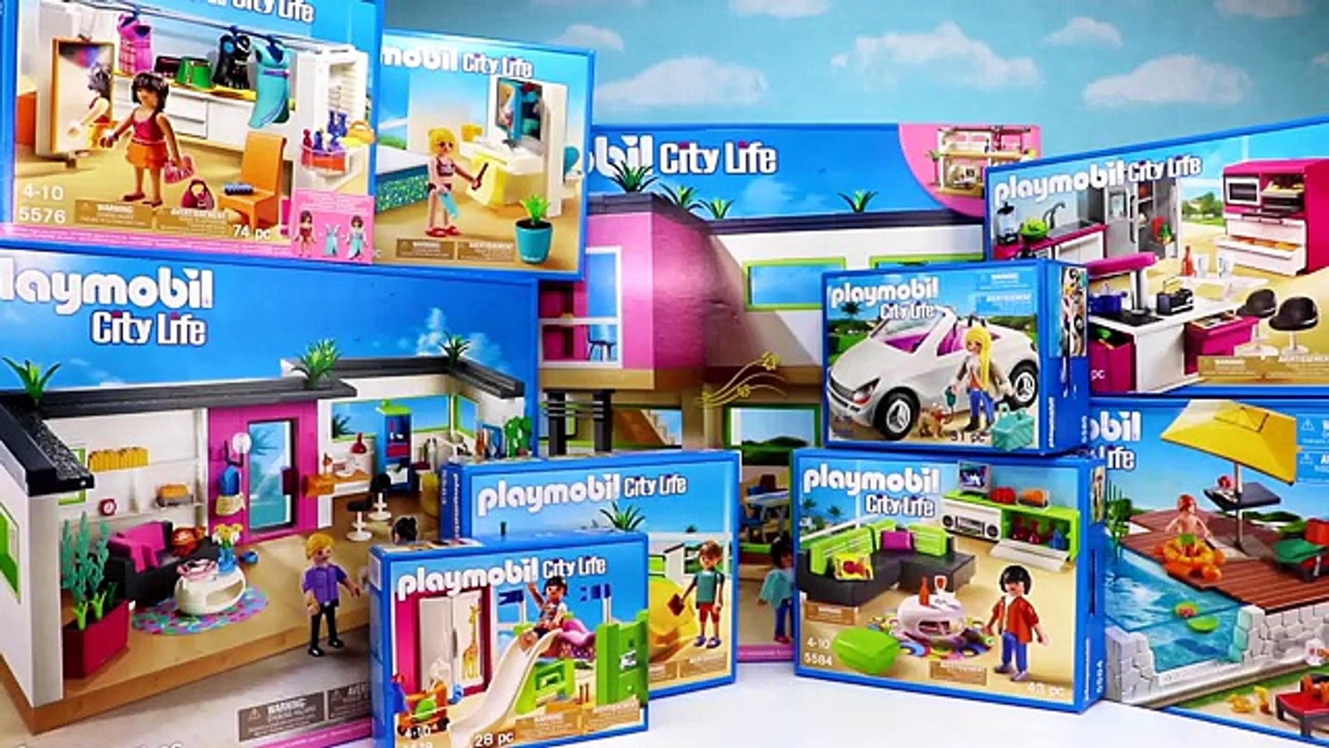 playmobil modern mansion