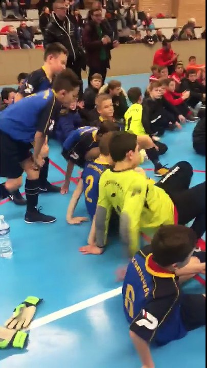 13/01 : remise de la coupe U13 après la victoire en finale