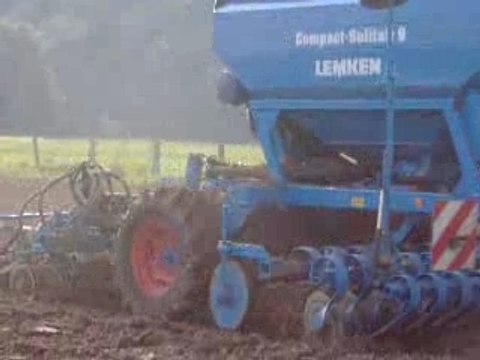 valtra 8550 semoir lemken