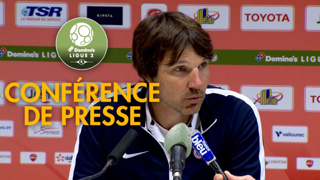 Conférence de presse Valenciennes FC - Châteauroux (1-2) : Réginald RAY (VAFC) - Jean-Luc VASSEUR (LBC) - 2017/2018