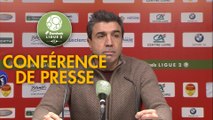 Conférence de presse US Orléans - Stade de Reims (0-2) : Didier OLLE-NICOLLE (USO) - David GUION (REIMS) - 2017/2018