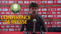 Conférence de presse Nîmes Olympique - RC Lens (0-1) : Bernard BLAQUART (NIMES) - Eric SIKORA (RCL) - 2017/2018