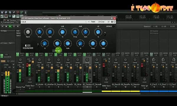 5-Mixing Free Drums-Hihat and Overheads