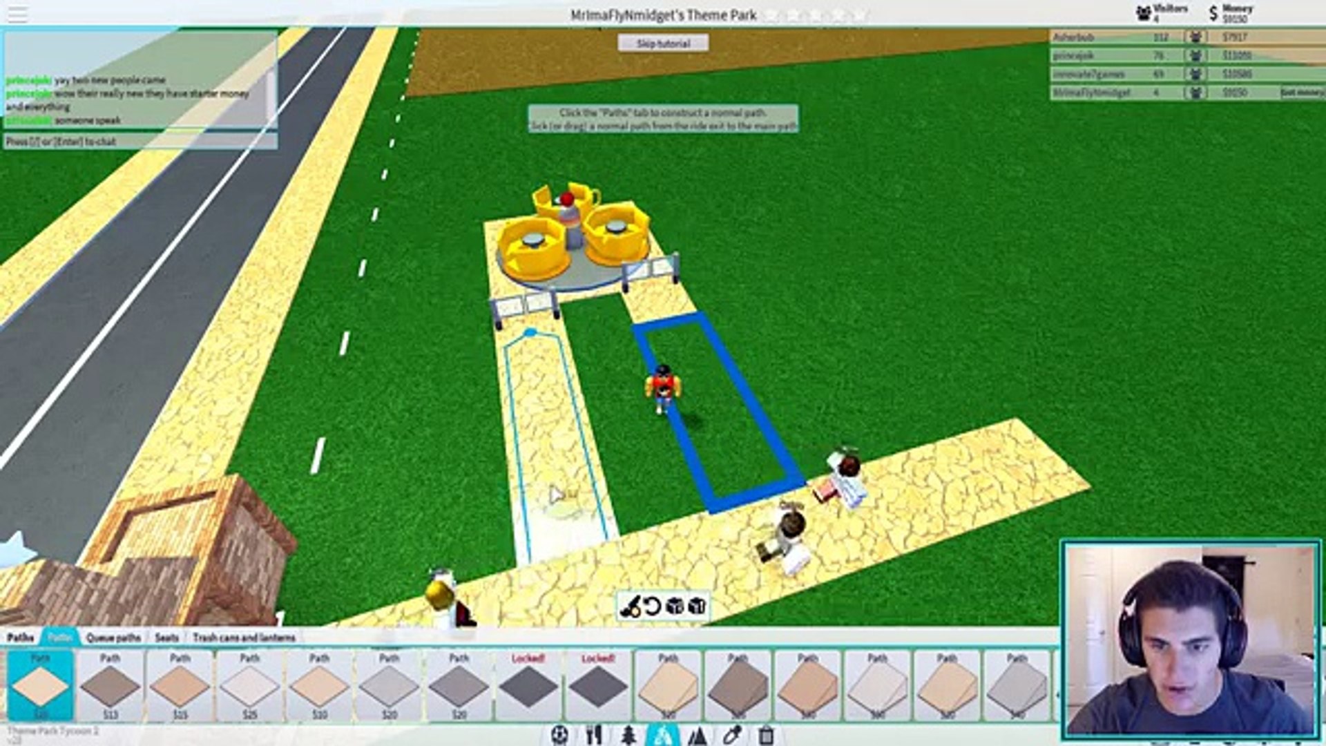 Roblox Theme Park Tycoon 2 Trick