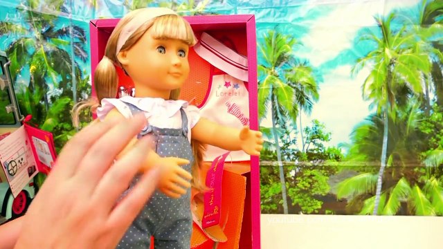Toy Ice Cream Truck for American Girl Sized Dolls and Our Generation Dolls