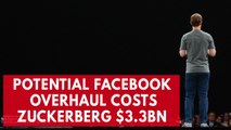 Mark Zuckerberg lost $3.3 billion from stock fall after announcing a potential Facebook change
