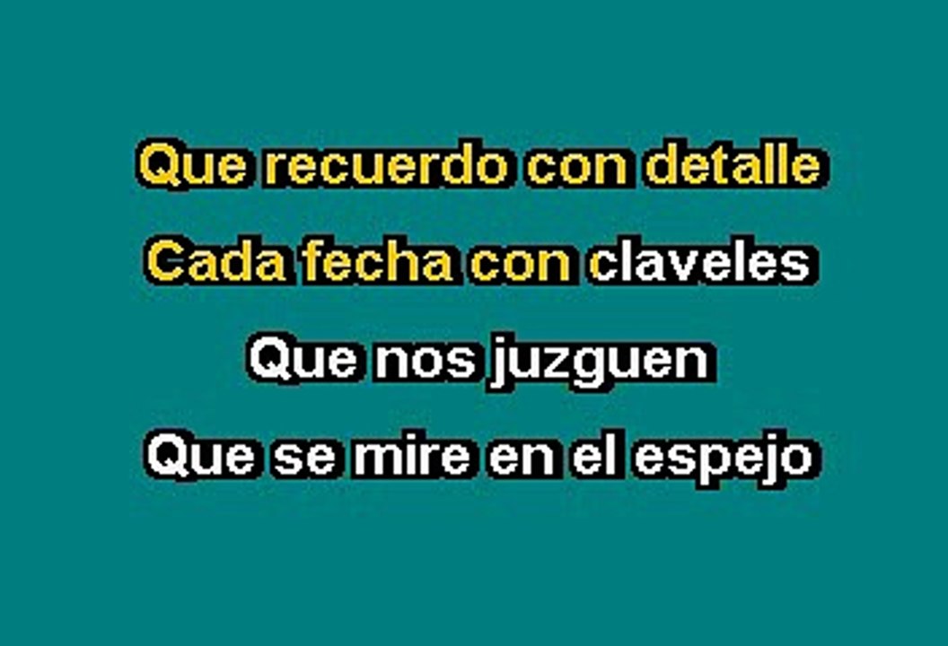 Cristian Castro -  No hace falta (Karaoke)