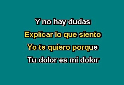 JUANES - PARA TU AMOR (KARAOKE)