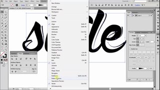 Typography Style Logo - illustrator tutorials