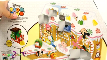 Disney TSUM TSUM Christmas Advent Calendar 2016 Дисней ЦУМ ЦУМ Рождественский Календарь 24 Сюрприза