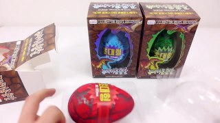 Giant Dinosaur Colors Eggs After 24 hours incubation Toys 거대 공룡 칼라 알 부화 시키기 장난감 놀이