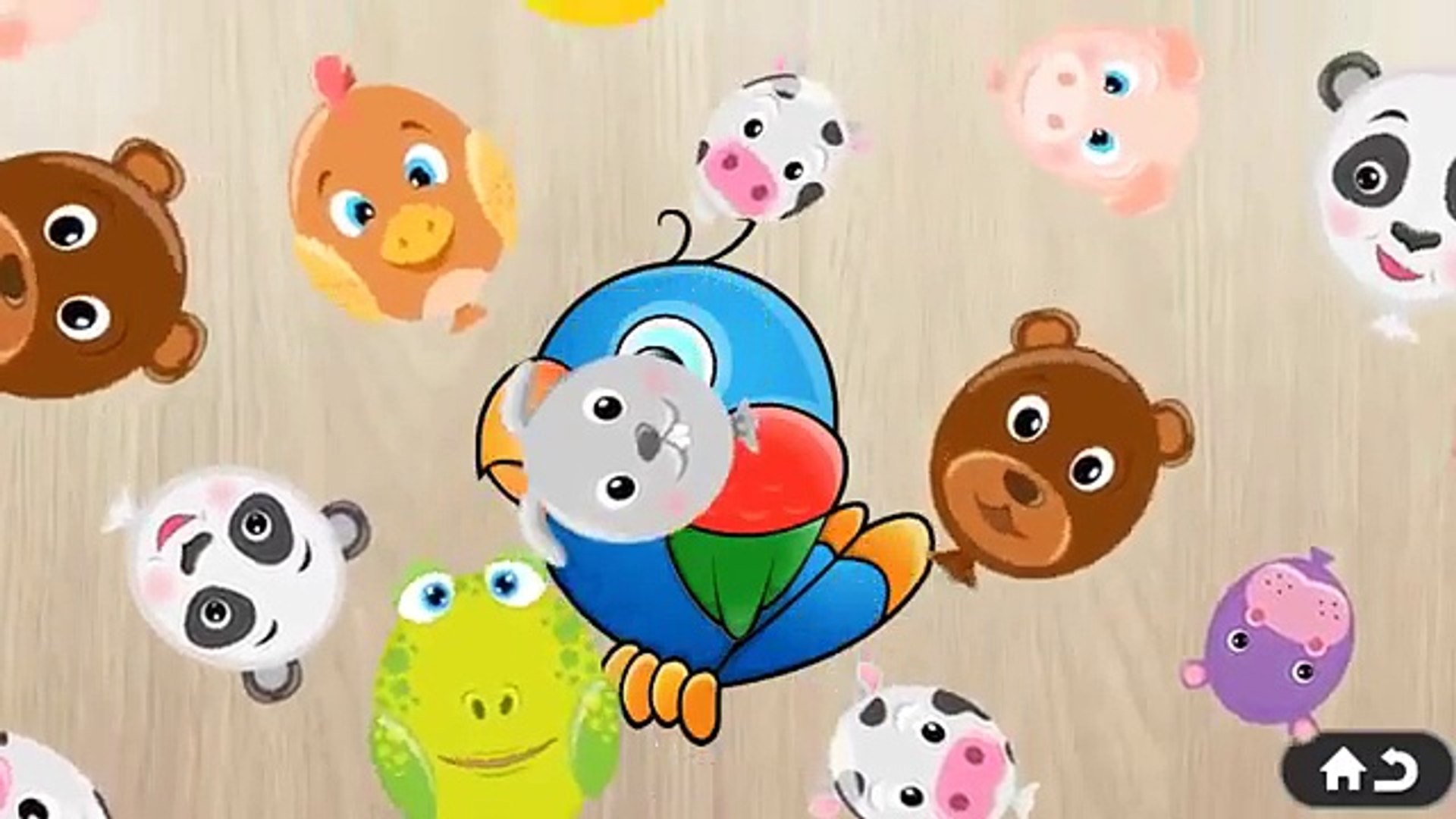 ⁣Puzzles with animals for kids | Learn names and sounds cartoon of wild animals and pets