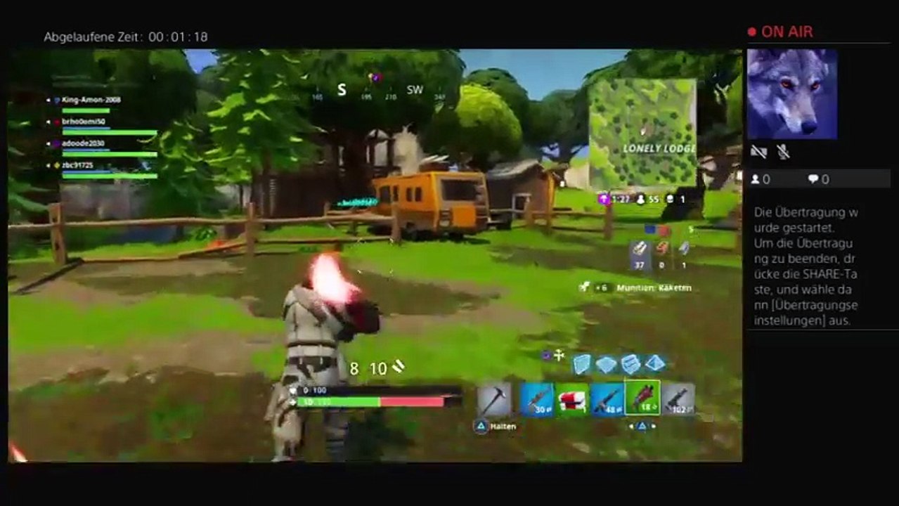 PS4-Live-Übertragung von King-Amon-2008