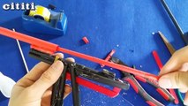 Comment faire un Gun papier qui tire en utilisant la gâchette | 7 balles