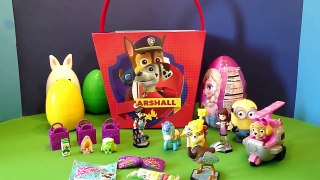 PAW PATROL Nickelodeon Paw Patrol 22 Surprise Eggs Miles Tomorrowland Shopkins Surprise Toy Video