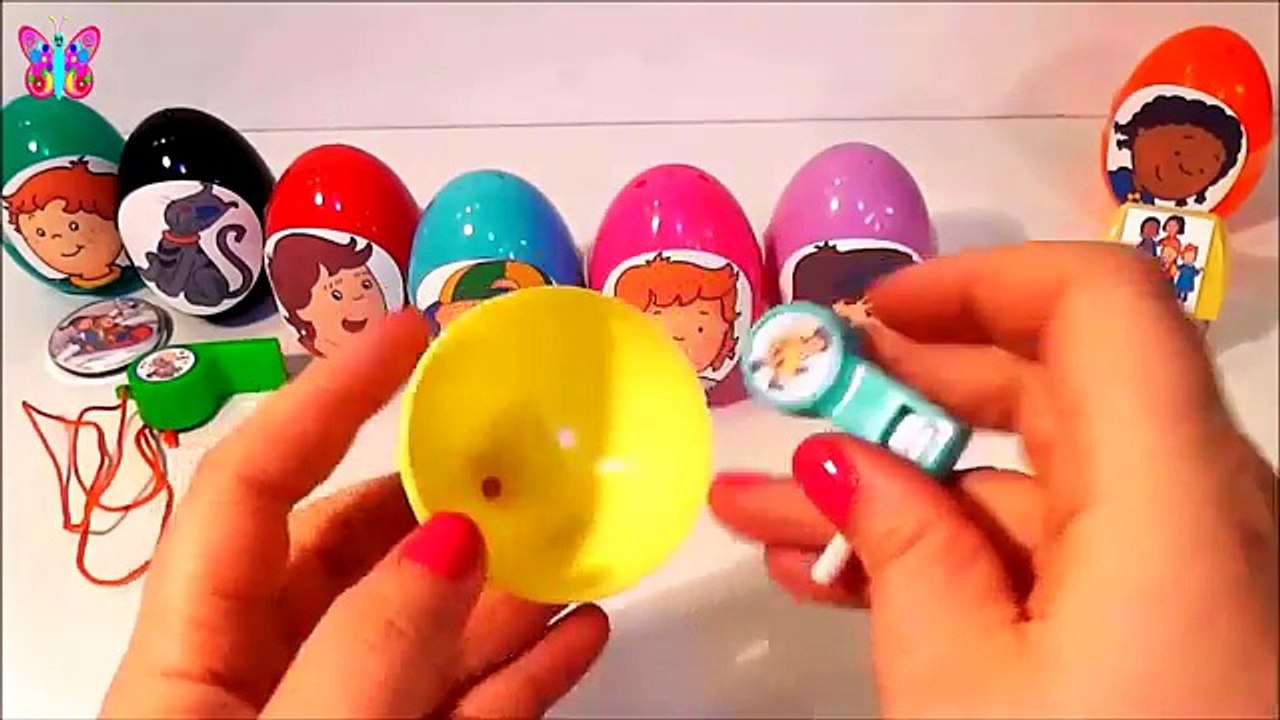 8 huevos sorpresa de los animales de la granja la vaca lechera el pollito gato de dibujos infantiles