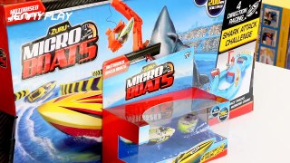 Jenny play 주루 마이크로 보트 레이스 경기 장난감 놀이 뽀로로와에디 크롱 중에 누가 우승할까요 ? Zuru Micro Boats Racing Track Playset