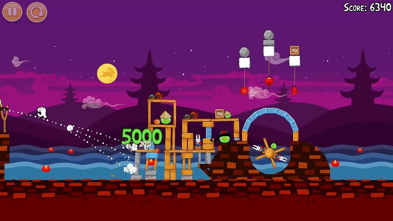 Lets Play Angry Birds Seasons 01 - Who wants a mooncakes?