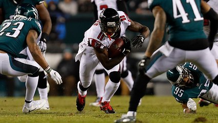 Julio Jones plays defender to break up two would-be interceptions