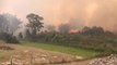 Footage Shows Bushfire Burning Close to Tomago Properties