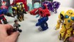 Transformers Rescue Bots Dinobots New Evil Optimus Prime and Bumblebee Battle Optimus & Bumblebee