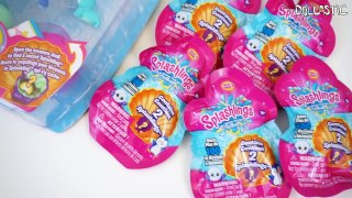 Splashlings Wave1 12-Pack and 5 Surprise Blind Bags - Cute Ocean Creature Toys!
