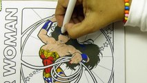 Wonder Woman Coloring Pages Superhero SPEED Color JLA