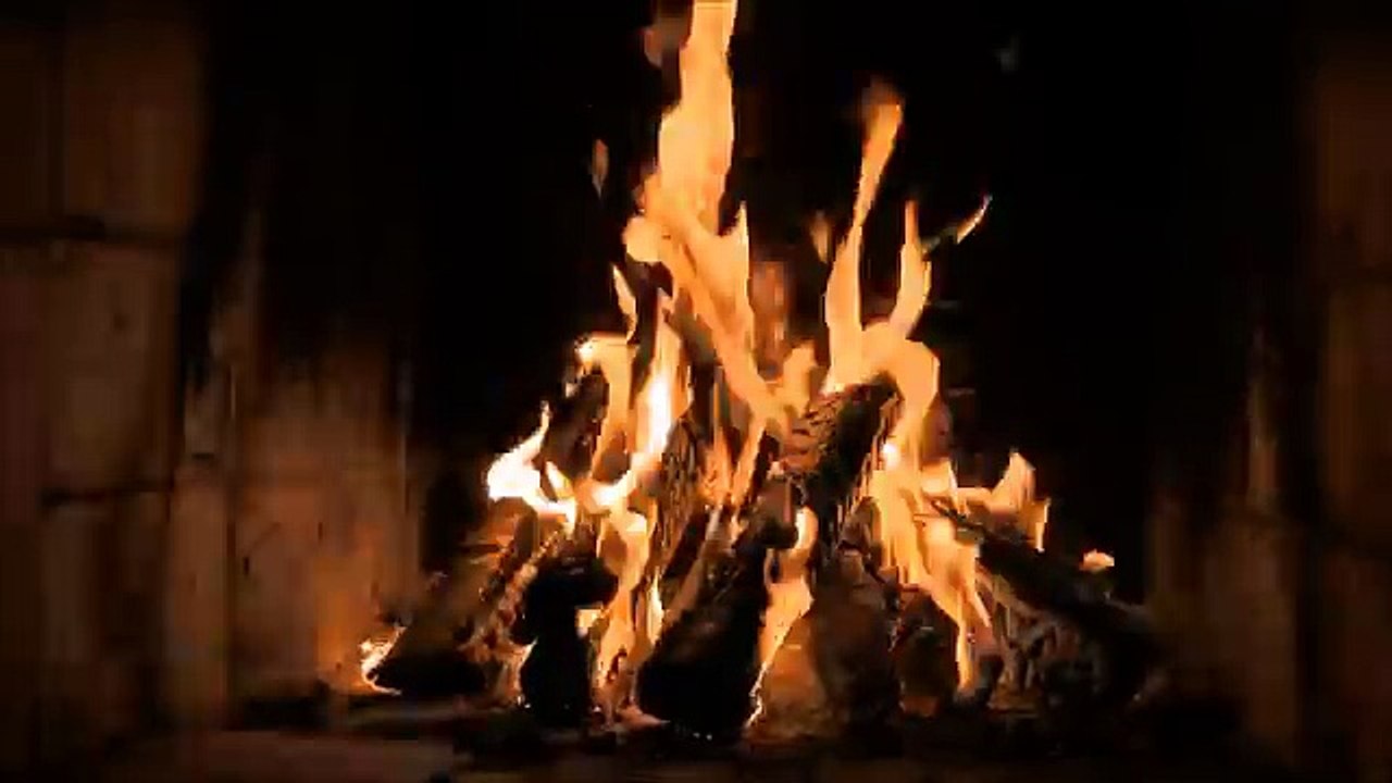 Fireplace in Full HD - Mixed Colors With Real Crackling Sound (This Fire Actually Burns Out)