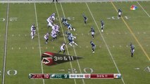 Atlanta Falcons quarterback Matt Ryan rips it to wide receiver Julio Jones for conversion on third-and-long