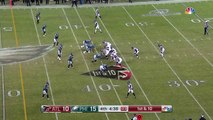 Philadelphia Eagles defensive end Brandon Graham stuffs Atlanta Falcons running back Devonta Freeman in the backfield for HUGE loss