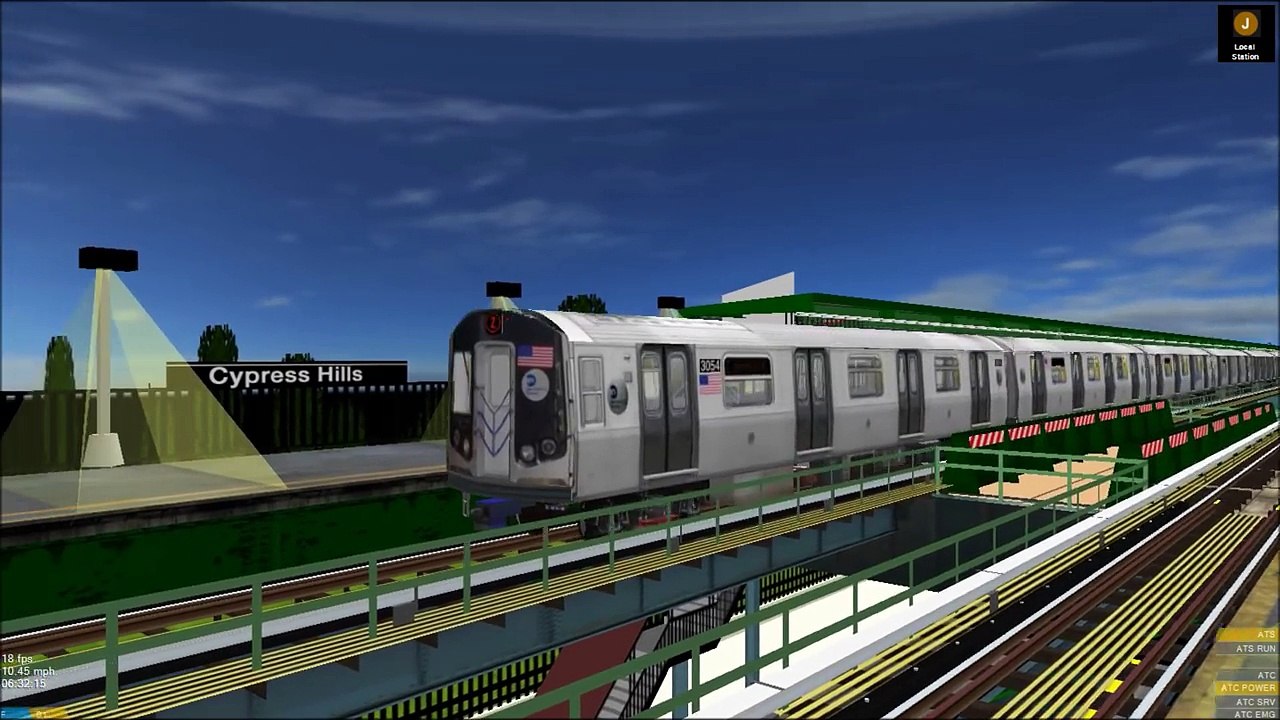 OpenBVE HD: Chasing NYC Subway R179 Z Skip-Stop Express Train (Jamaica Center to Broad Street)