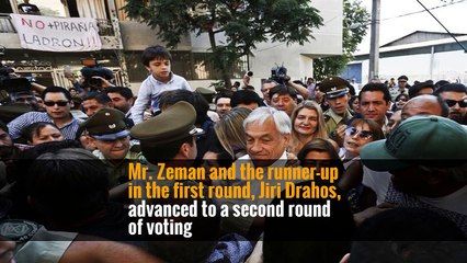 Czech President Faces a Runoff After First Round of Voting