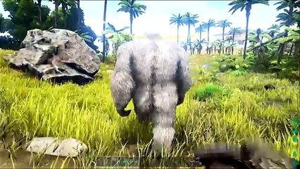 ¡GIGANTOPITHECUS, DINOSAURIOS DE COLORES & RHINO VS RAPTOR ALPHA! - ARK en XBOX ONE #22