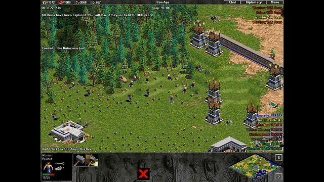 Roman vs 7 Hardest Randoms. Random Map. Age of Empires. Rise of Rome