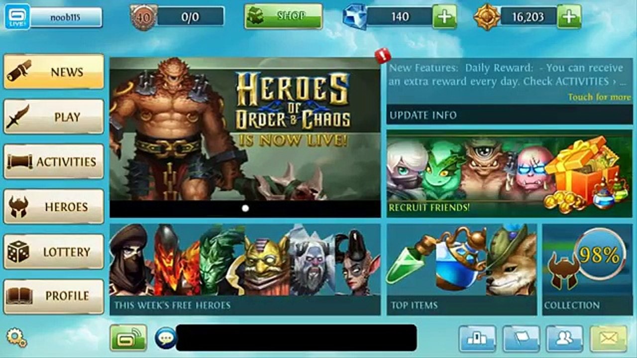 Heroes of Order and Chaos: NEW HERO! Tryptic (The Flame of Vengeance) gameplay! HUGE UPDATE!