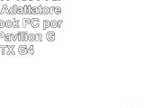 Mitsuru 65W 185V Alimentatore Adattatore per Notebook PC portatile HP Pavilion G42368TX