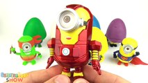 8 Jajko Niespodzianka Minions Avengers Kinder Niespodzianki TMNT Batman Play Doh Jajka Despicable Me